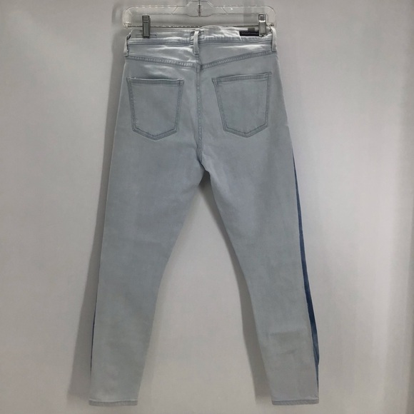 Citizens Of Humanity Blue Rocket Crop High-Rise Skinny Jeans Casual Size 27 - Picture 9 of 9